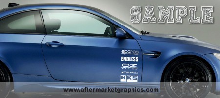 Advan Performance Decals 02 - Pair (2 pieces)